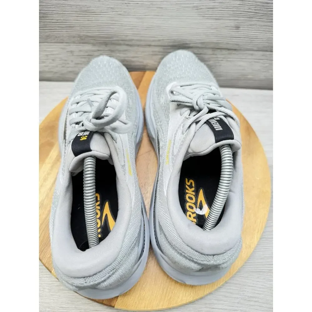 Brooks Adrenaline GTS 24 Alloy White Gold Fusion Men’s 10 2E